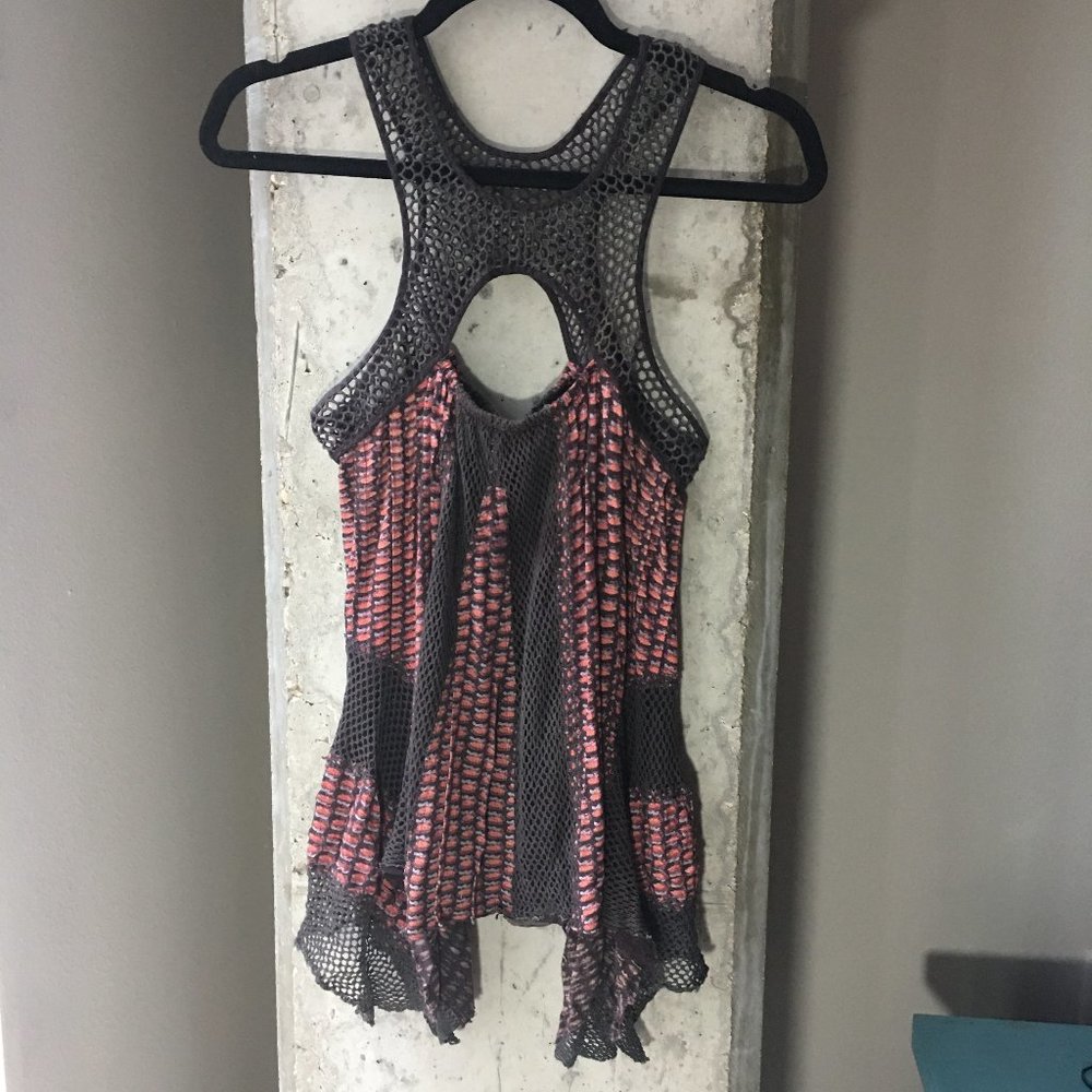 Free People Racer Net Top